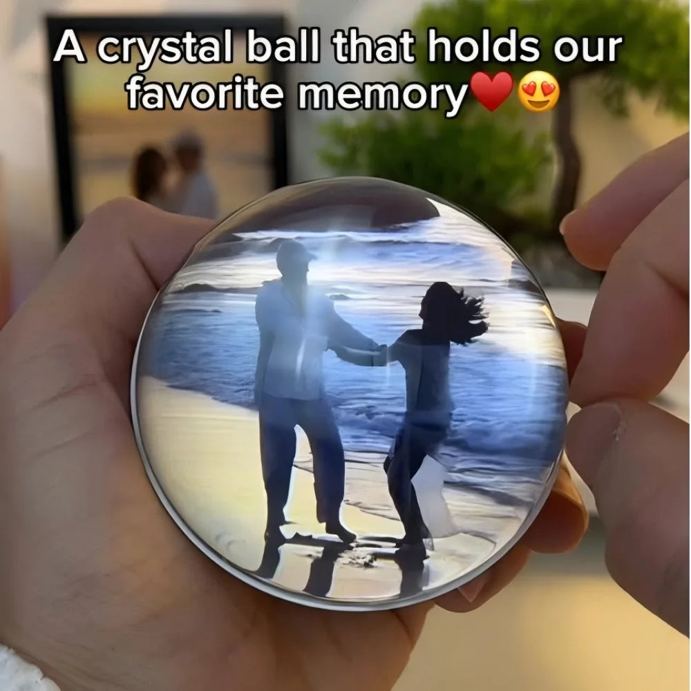 3D Crystal Ball Lamp / Play Any Video Inside