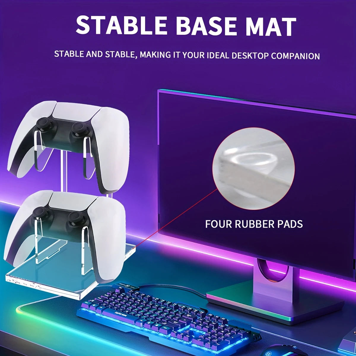 Dual Controller Stand