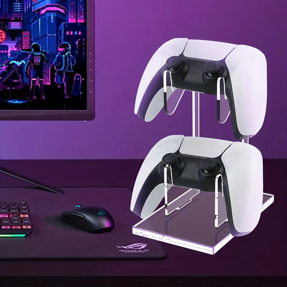 Dual Controller Stand